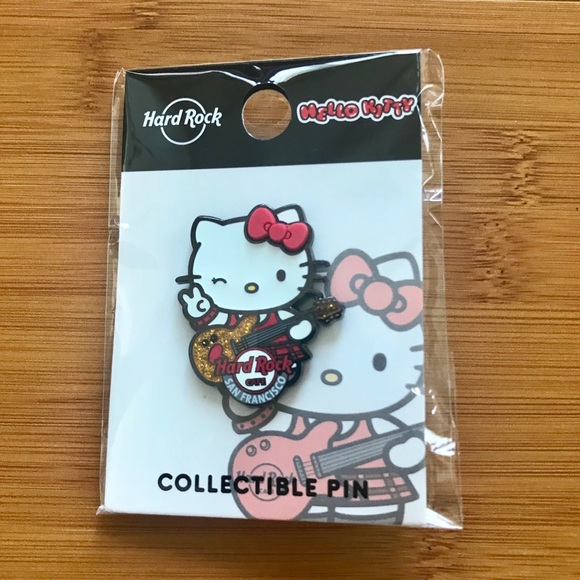Hello Kitty Accessories - Exclusive Hello Kitty Hard Rock Cafe Pin